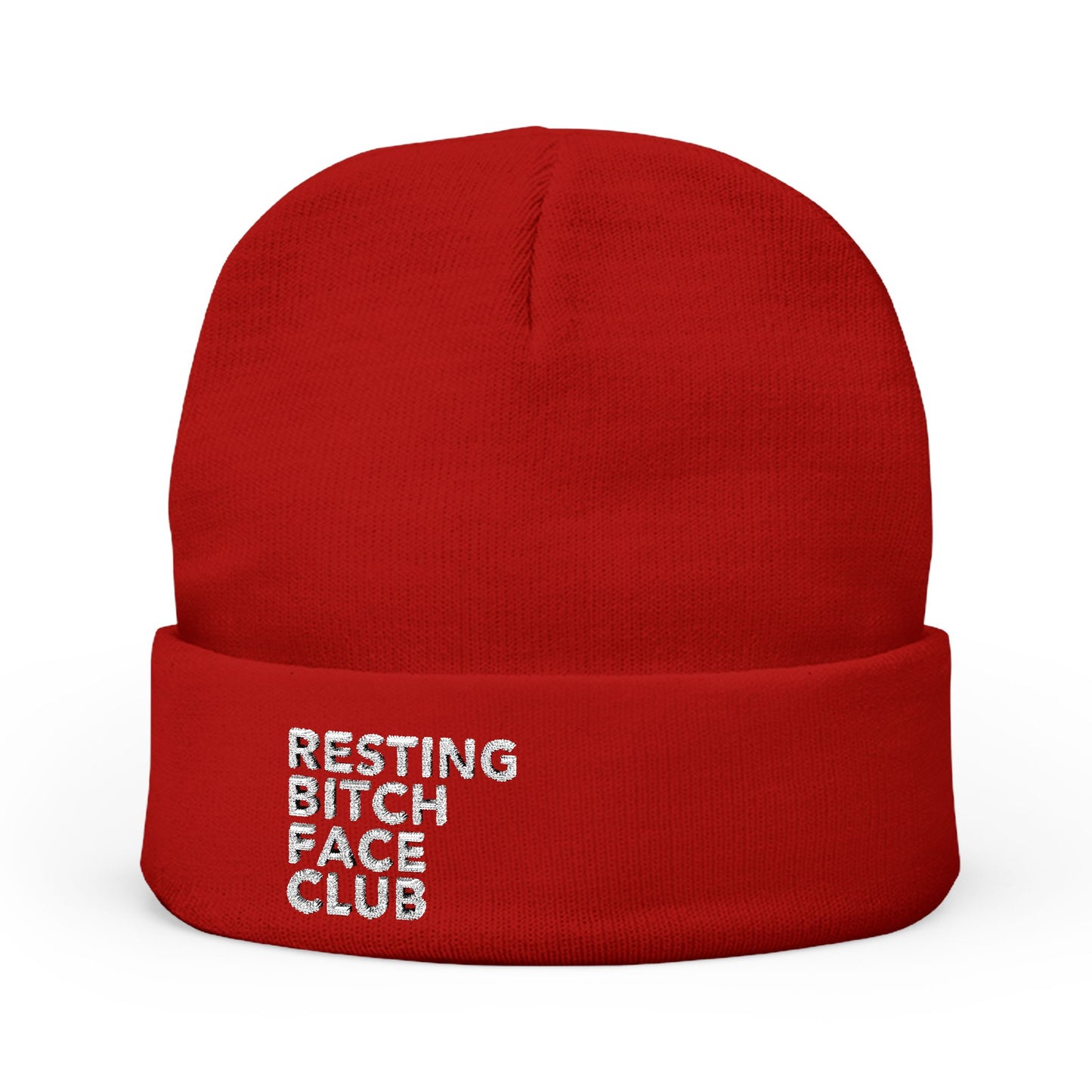 Knit Beanie (Embroidery)